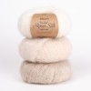 Włóczka Drops Brushed Alpaca Silk 01 / ecru