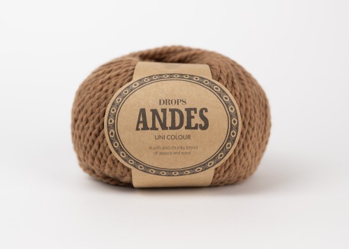 Włóczka Drops Andes 9021 / migdałowy / uni color