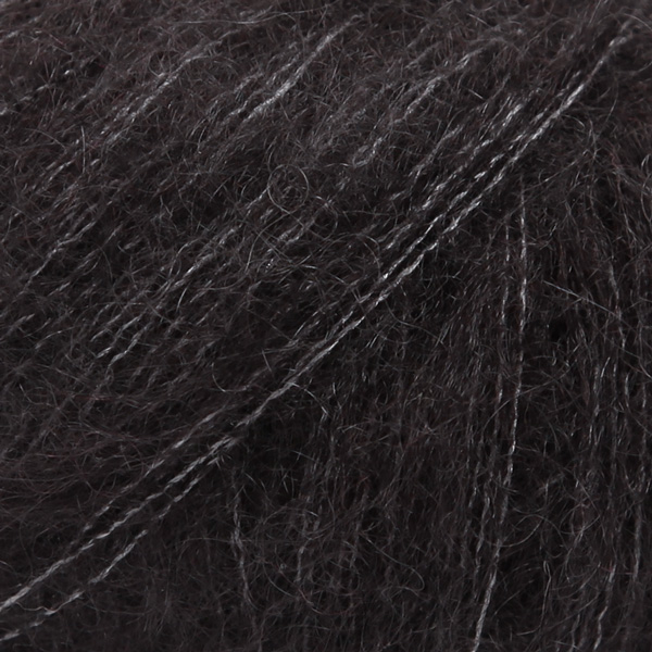 Włóczka Drops Kid-Silk 02 / czarny / uni color