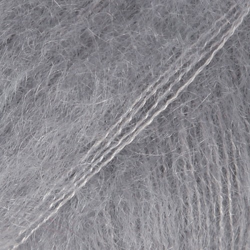 Włóczka Drops Kid-Silk 10 / szary / uni color