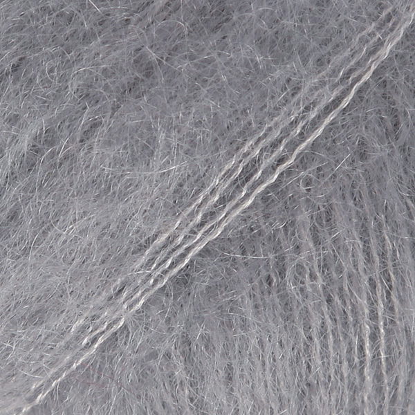 Włóczka Drops Kid-Silk 10 / szary / uni color