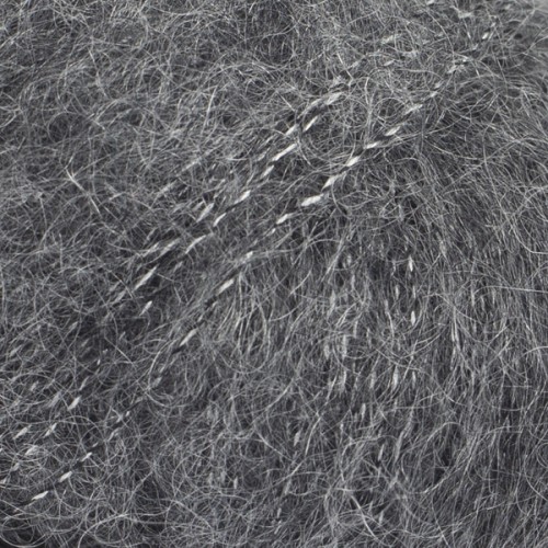 Włóczka Drops Kid-Silk 22 / ciemny szary / uni color