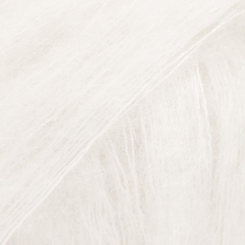 Włóczka Drops Kid-Silk 01 / ecru / uni color