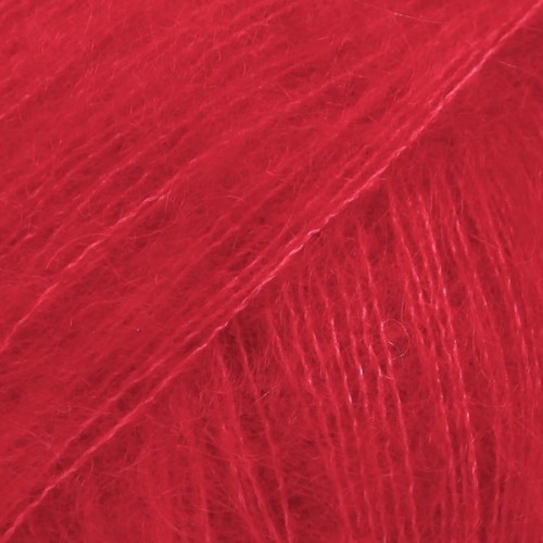 Włóczka Drops Kid-Silk 14 / czerwony / uni color