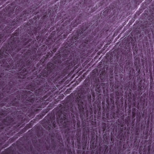 Włóczka Drops Kid-Silk 16 / ciemnofioletowy / uni color