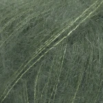 Włóczka Drops Kid-Silk 19 / ciemnozielony / uni colour
