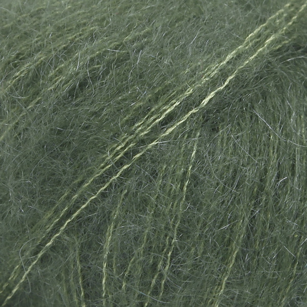 Włóczka Drops Kid-Silk 19 / ciemnozielony / uni color