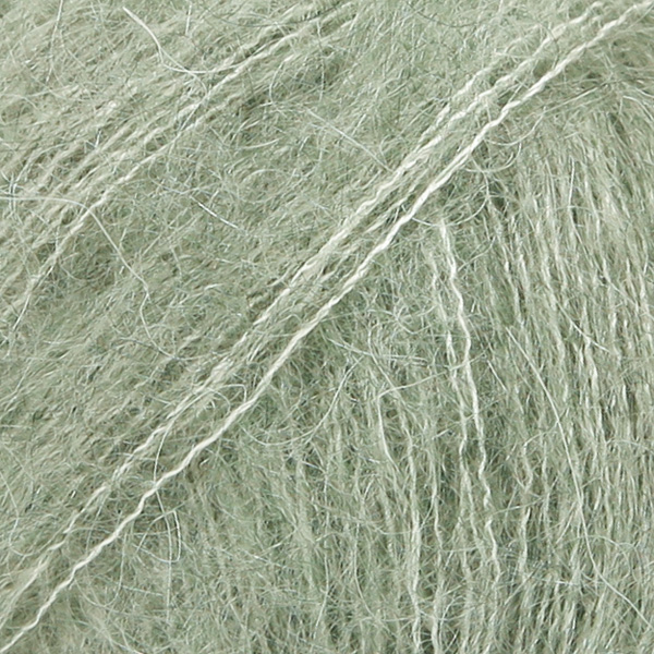 Włóczka Drops Kid-Silk 34 / zielona szałwia / uni color