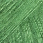 Włóczka Drops Kid-Silk 48 / papuzia zieleń / uni colour 