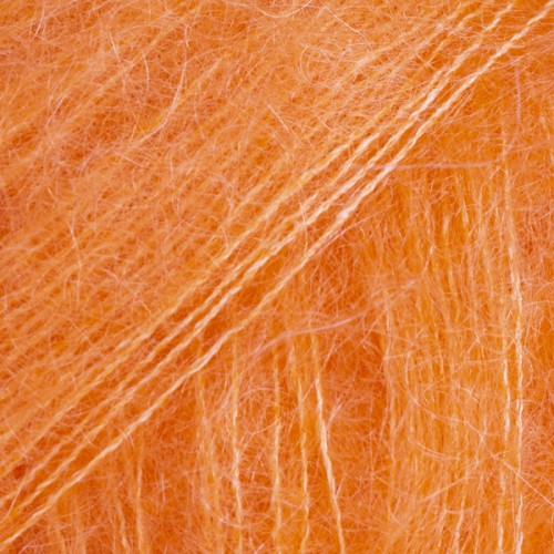 Włóczka Drops Kid-Silk 49 / electric orange / uni color  
