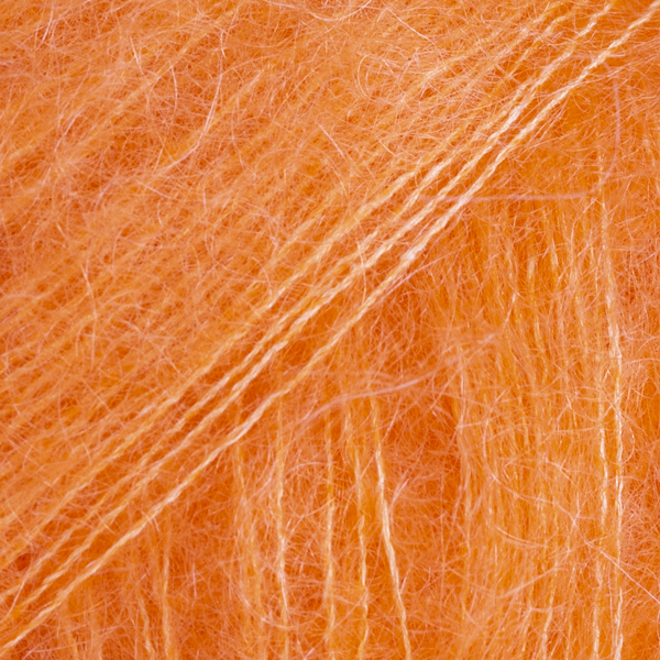 Włóczka Drops Kid-Silk 49 / electric orange / uni color  
