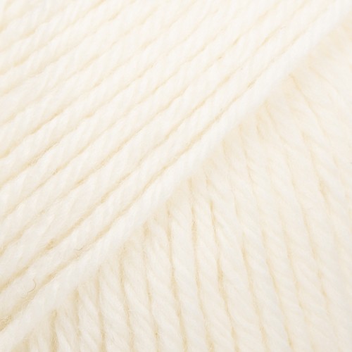 Włóczka Drops Karisma 01 / ecru / uni colour