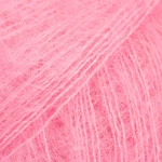 Włóczka Drops Kid-Silk 62 / lody truskawkowe / uni colour