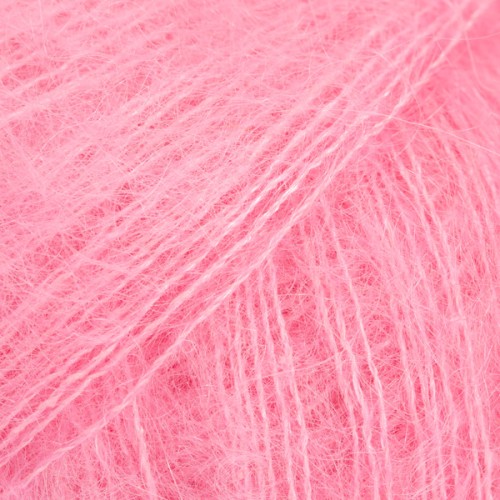 Włóczka Drops Kid-Silk 62 / lody truskawkowe / uni color