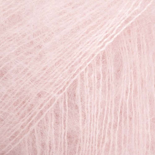 Włóczka Drops Kid-Silk 63 / pudrowy róż / uni color 