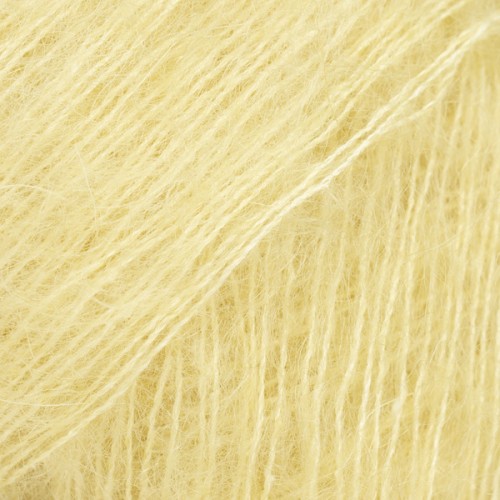 Włóczka Drops Kid-Silk 73 / żółta mgiełka / uni color