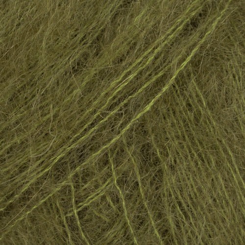 Włóczka Drops Kid-Silk 66 / ciemna oliwka / uni color 
