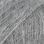 Włóczka Drops Kid-Silk 75 / stalowy szary / uni colour
