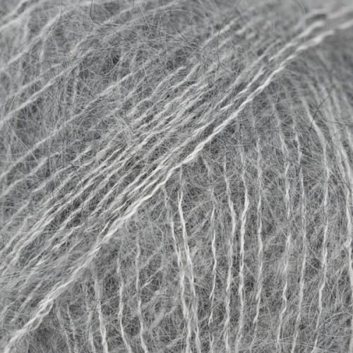 Włóczka Drops Kid-Silk 75 / stalowy szary / uni color