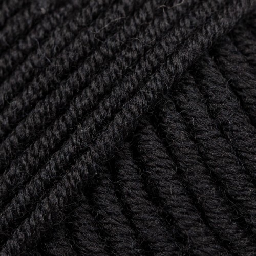 Włóczka Drops Big Merino 04 / czerń / uni color