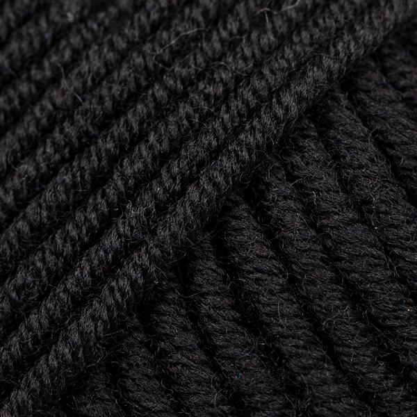Włóczka Drops Big Merino 04 / czerń / uni color