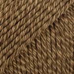 Włóczka Drops Cotton Merino 39 / ciasto orzechowe