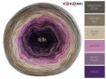 KOKONEK Classic A083 Brązowoszary/ciemny beż/zimny beż/wrzos/blady fiolet/fiolet