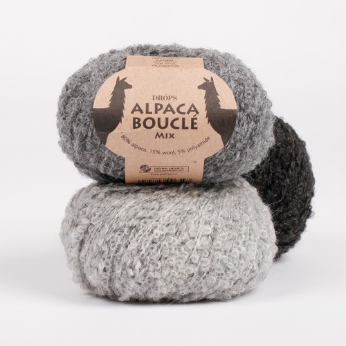 DROPS Alpaca Bouclé 0517, 5110, 0506