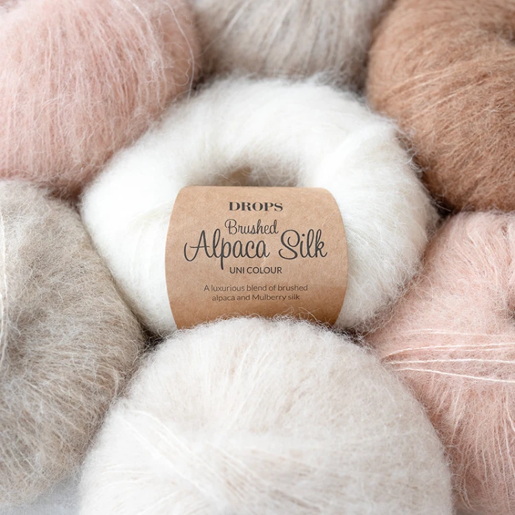 DROPS Brushed Alpaca Silk 01, 40, 04, 20