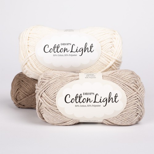 DROPS Cotton Light 01, 21, 22
