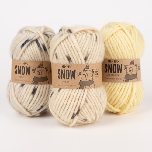 DROPS Snow 124, 123, 106
