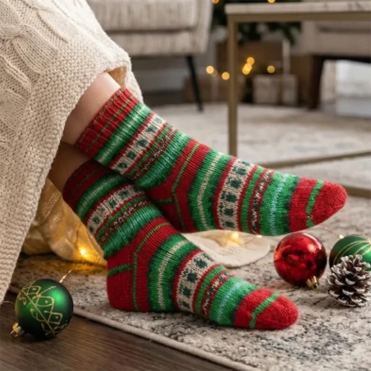 Włóczka skarpetkowa Rellana 4-fach Christmas