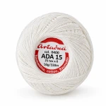 Kordonek Ariadna Ada 15 / 50 g / 0400 biel