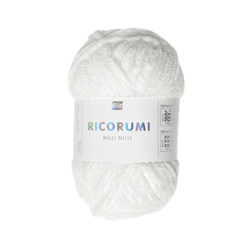 Włóczka Rico Design Ricorumi Nilli Nilli 001 / biel