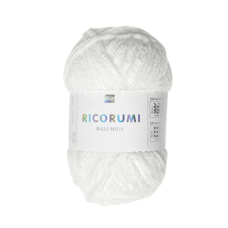 Włóczka Rico Design Ricorumi Nilli Nilli 001 / biel