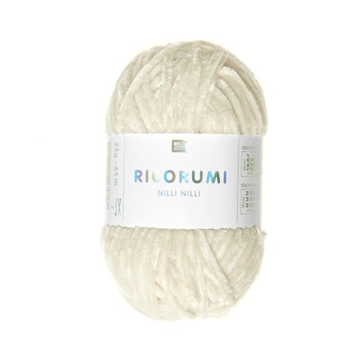 Włóczka Rico Design Ricorumi Nilli Nilli 002 / krem