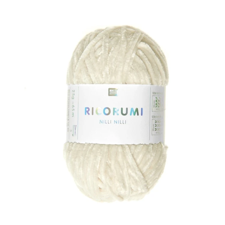 Włóczka Rico Design Ricorumi Nilli Nilli 002 / krem