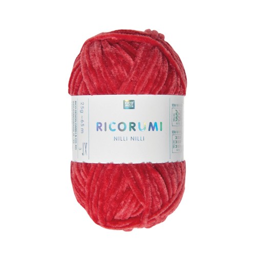 Włóczka Rico Design Ricorumi Nilli Nilli 009 / czerwień