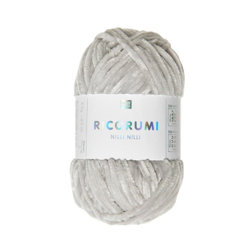 Włóczka Rico Design Ricorumi Nilli Nilli 025 / srebrnoszary