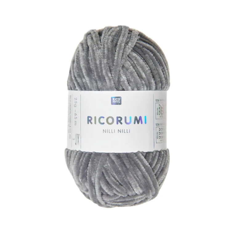Włóczka Rico Design Ricorumi Nilli Nilli 026 / szary