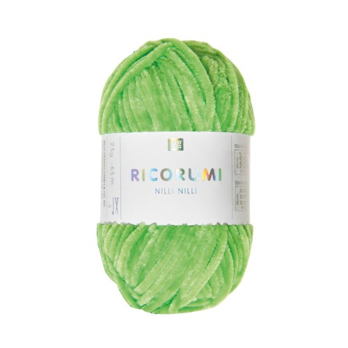 Włóczka Rico Design Ricorumi Nilli Nilli 030 / neonowa zieleń