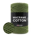 Sznurek Macrame Cotton by KOKONKI 2mm / rolka 200m / paproć - OUTLET