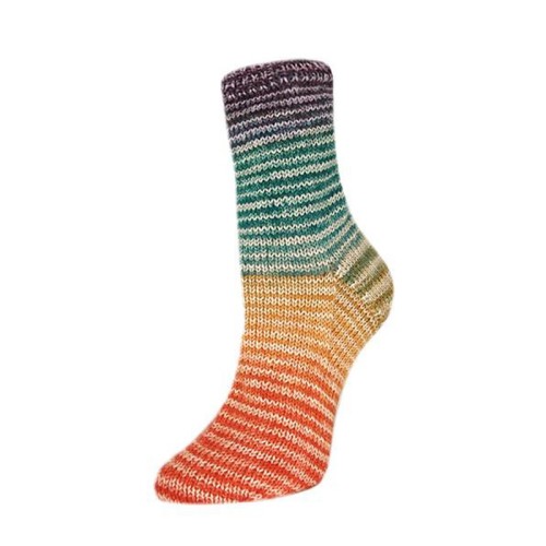 Włóczka skarpetkowa Rellana 4-fach Perfect Rainbow / 3125