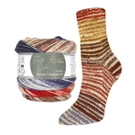 Włóczka skarpetkowa Rellana 4-fach Perfect Rainbow / 3120
