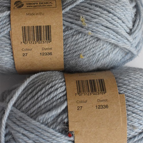 Włóczka Drops Saga 27 / blady błękit / uni colour - OUTLET