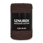 Sznurek Macrame Cotton by KOKONKI 2mm / rolka 200m / brąz - OUTLET