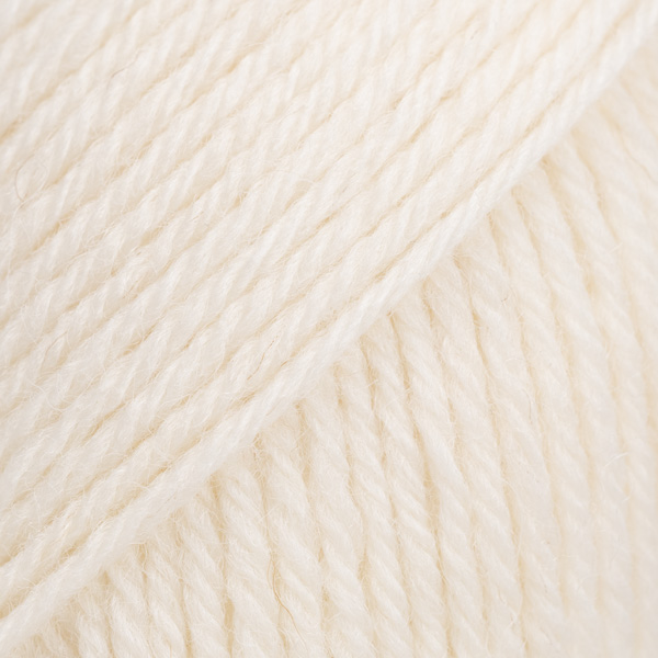 Włóczka Drops Saga 01 / ecru / uni colour