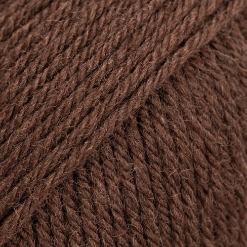 Włóczka Drops Saga 15 / czekolada / uni colour