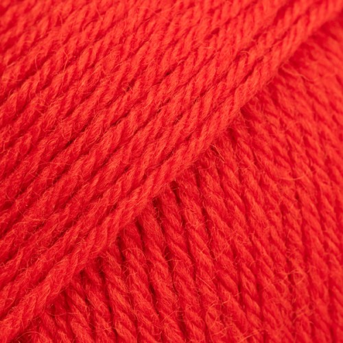 Włóczka Drops Saga 44 / głęboka czerwień / uni colour