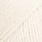 Włóczka Drops Flora 01 / ecru / uni colour